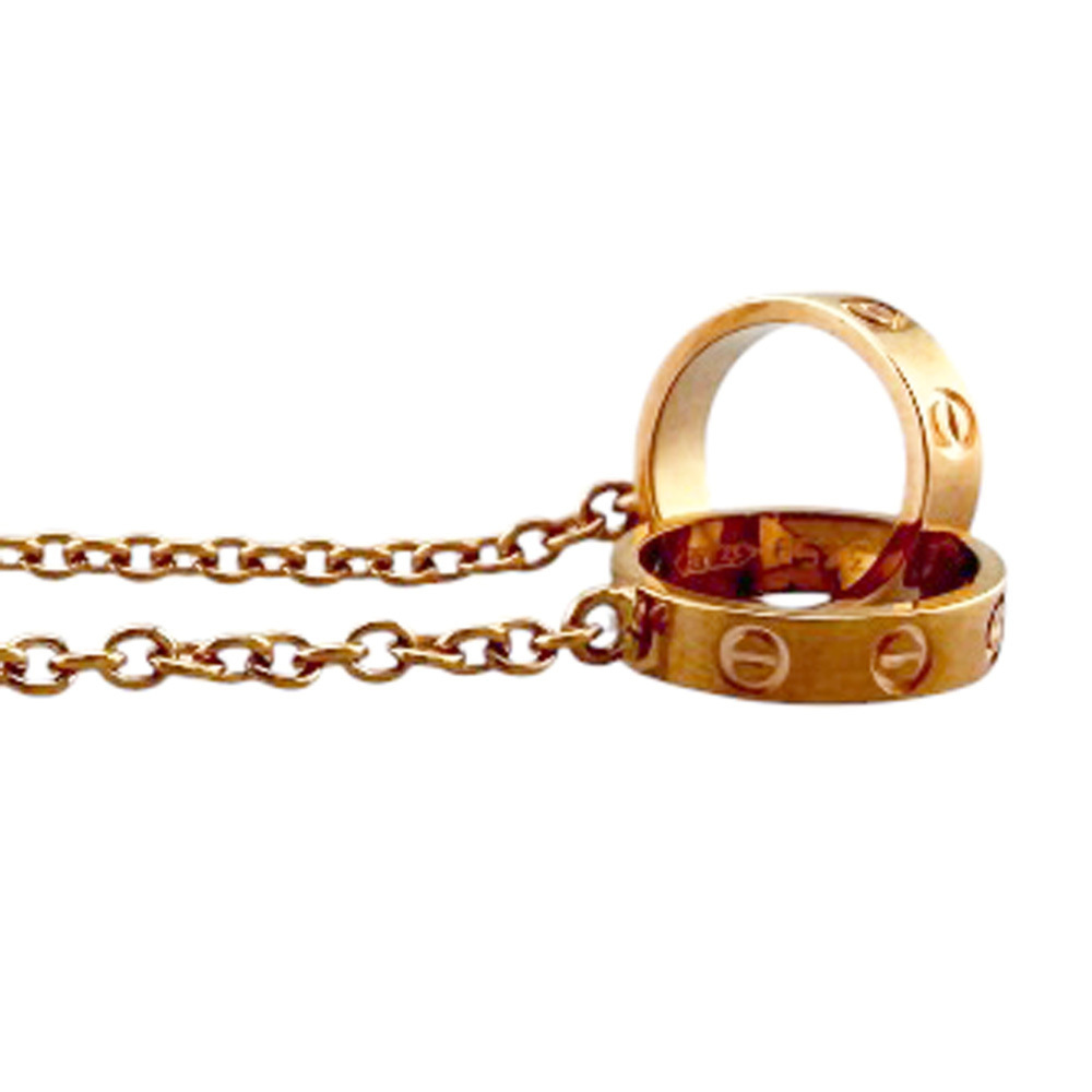 Cartier Baby Love Necklace, 18K Pink Gold, Women's, CARTIER - Picture 4 of 9